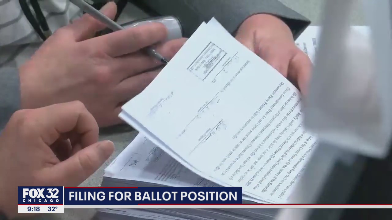 Illinois candidates file for spot on June ballot