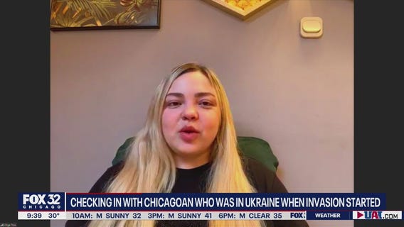 Chicagoan who was in Ukraine when invasion started talks about escape to Poland