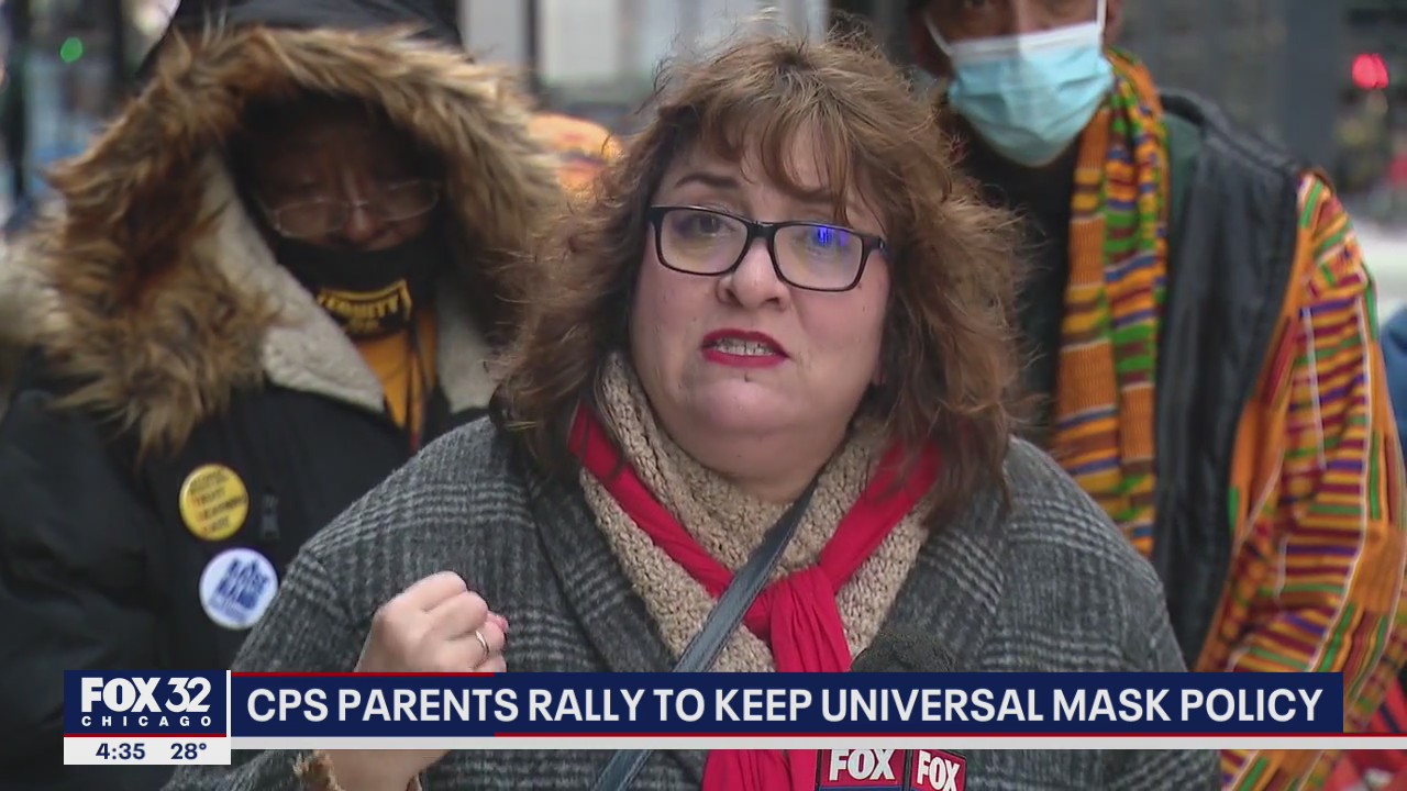 CPS parents rally to keep universal mask policy