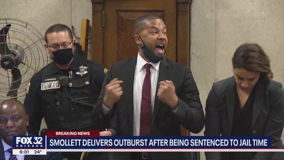 Jussie Smollett delivers outburst after getting jail time for hate crime hoax
