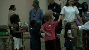 President Trump Visits Houston Storm Shelter
