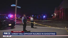 Crest Hill officer injured in police-involved shooting