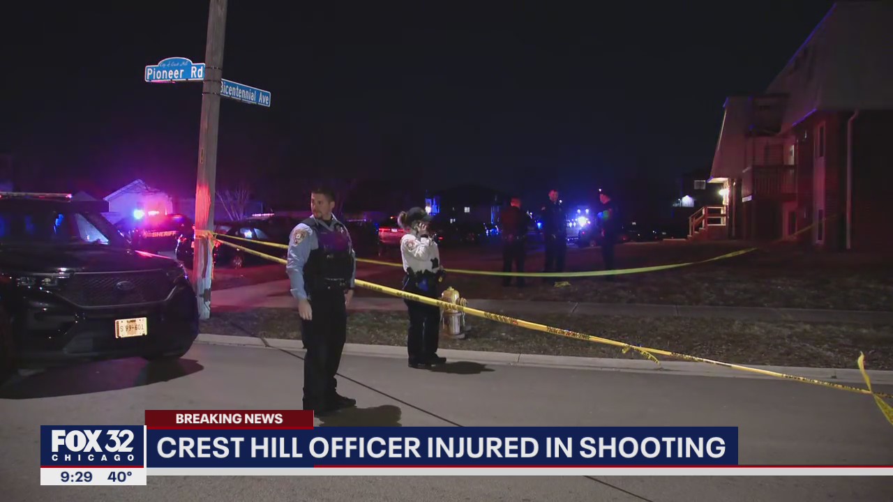 Crest Hill officer injured in police-involved shooting