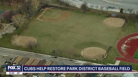 Chicago Cubs help restore dilapidated baseball fields in West Englewood