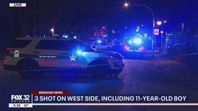 4 shot on Chicago's West Side, including 11-year-old boy