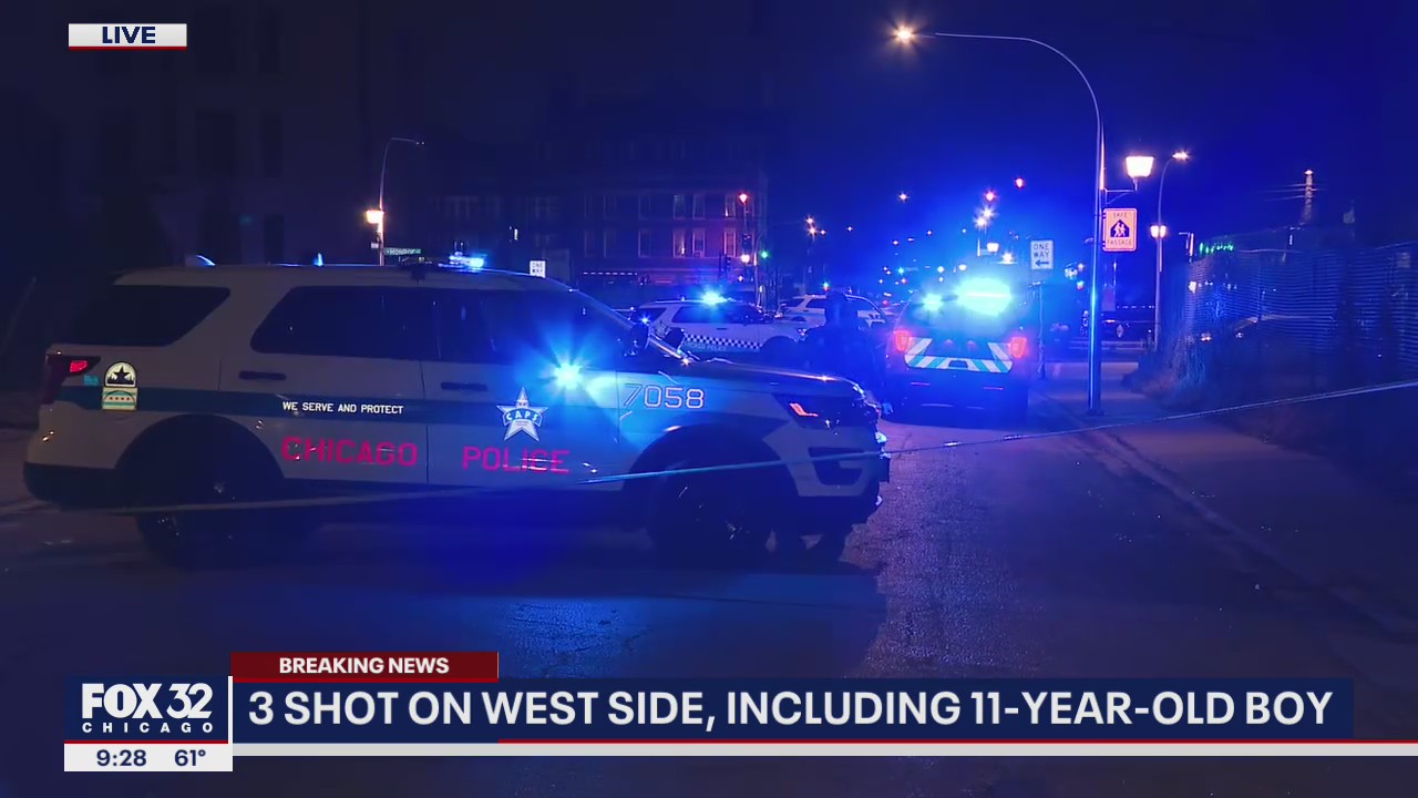 4 shot on Chicago's West Side, including 11-year-old boy