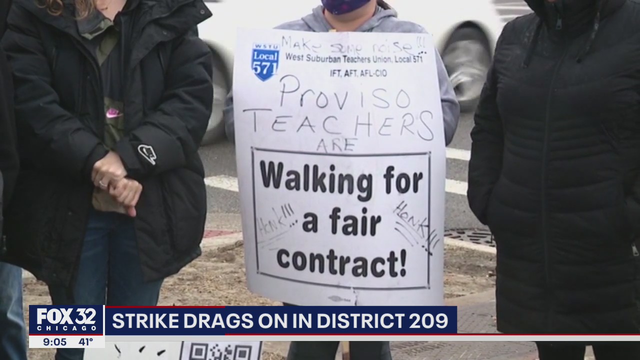 Teachers' strike drags on in Proviso School District 209
