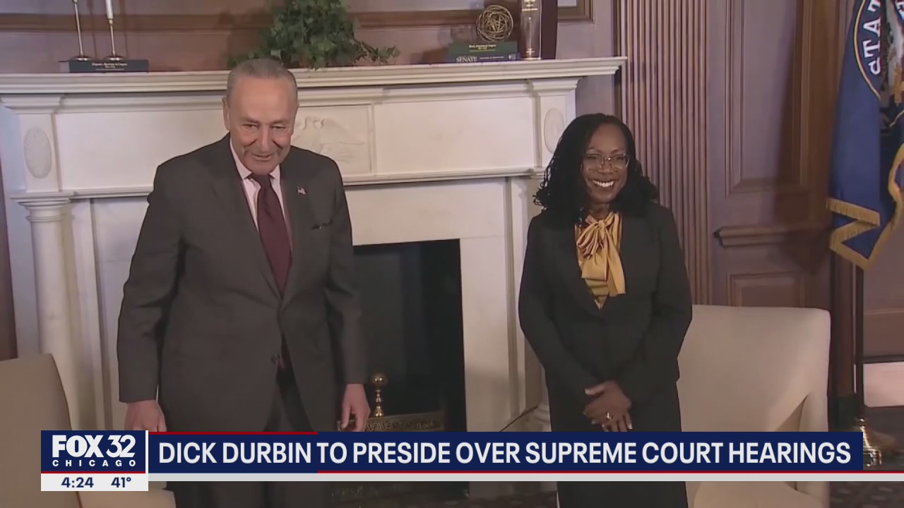 Illinois Sen. Dick Durbin to preside over Supreme Court nominee Ketanji Brown Jackson's confirmation hearings