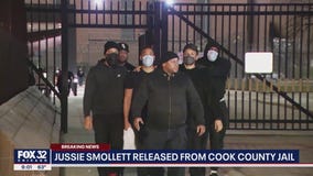 Jussie Smollett walks out of Cook County Jail, attorneys say he hasn't eaten in 6 days