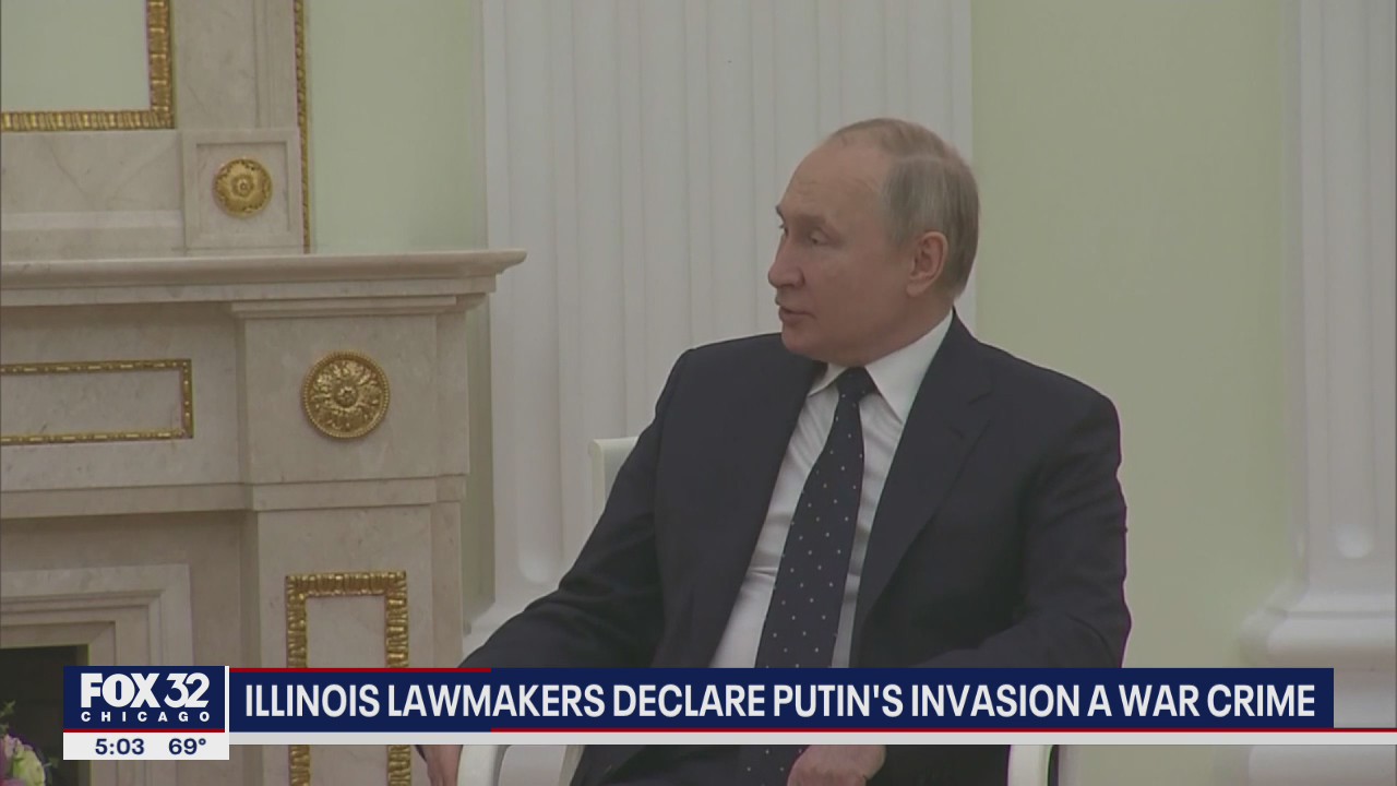 Illinois lawmakers declare Putin's invasion a war crime
