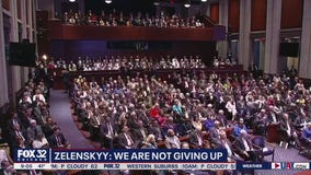 Ukrainian President addresses Congress: 'We are not giving up'