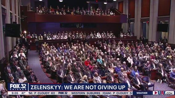 Ukrainian President addresses Congress: 'We are not giving up'