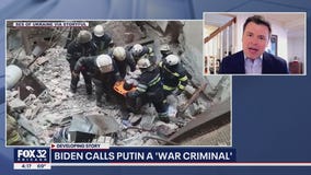 President Biden calls Putin a 'war criminal'
