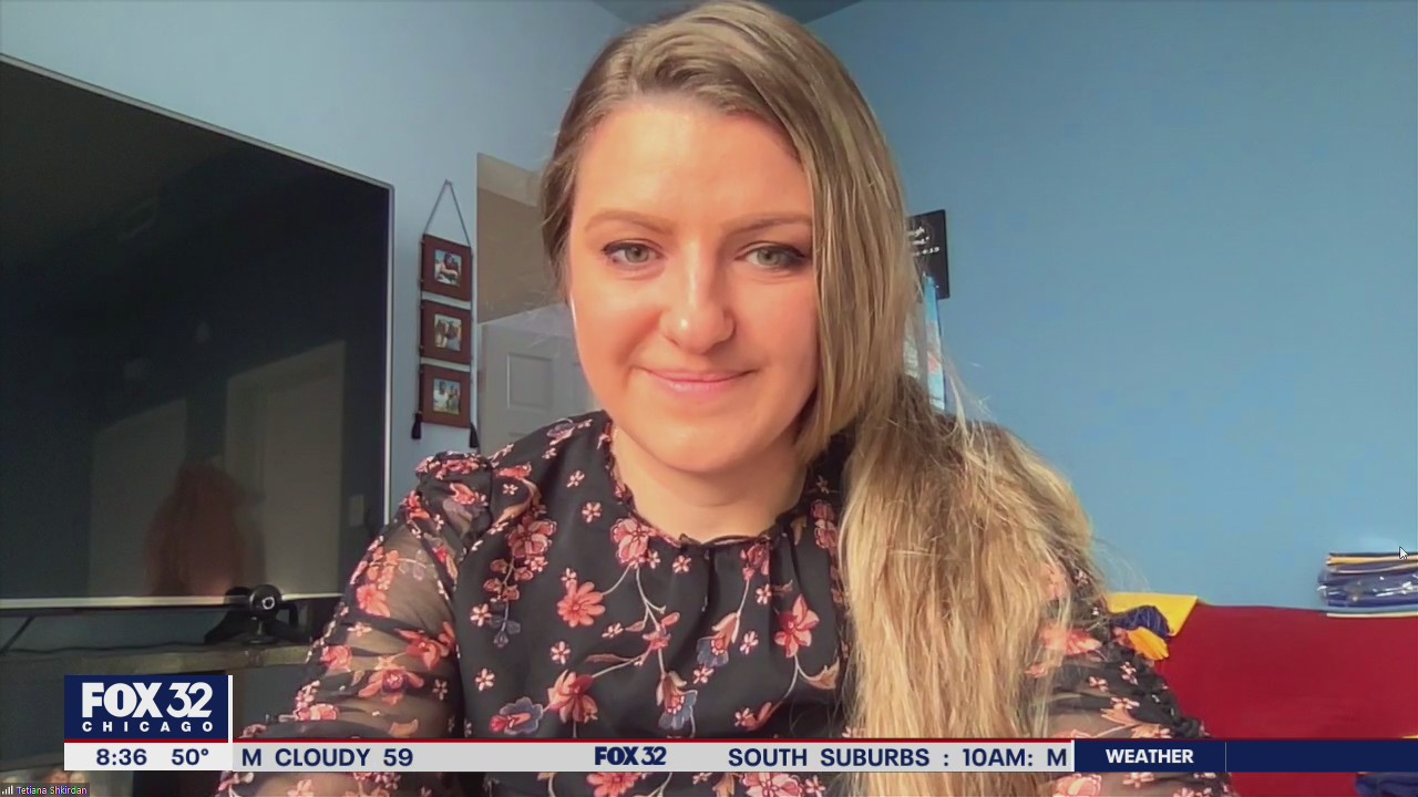 Chicago woman from Ukraine makes flags to send aid to her home country