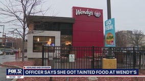 Chicago police officer says she got tainted food at Wendy's