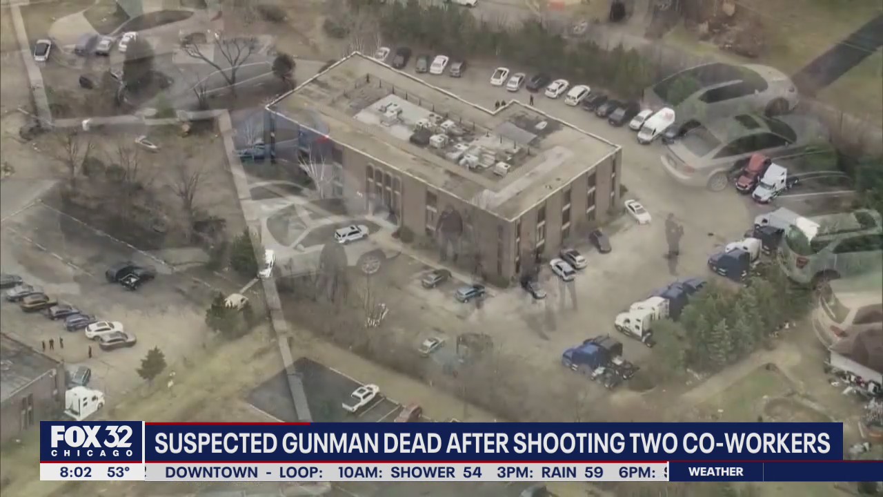 Suspected gunman shoots coworkers in a Burr Ridge office
