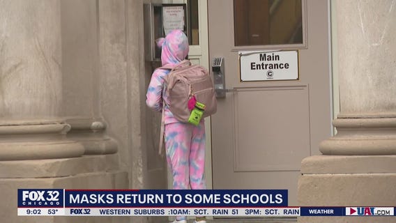 Mask requirements return for some Chicago classrooms after increase in COVID cases
