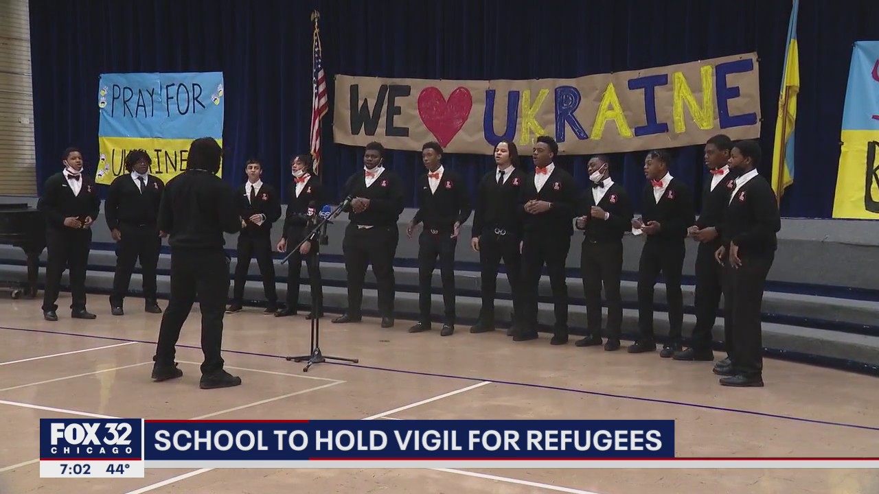 Chicago school to hold a student-led vigil today to send prayers, support to Ukraine
