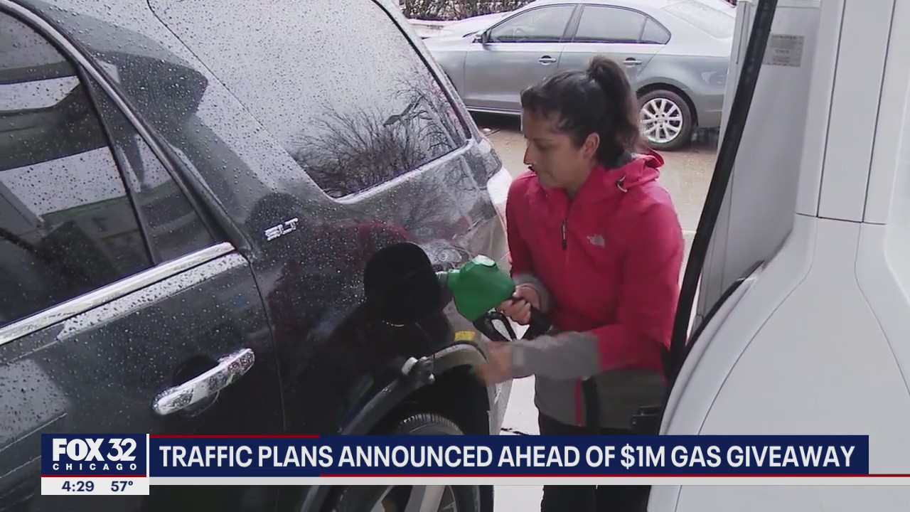 Chicagoland gas giveaway: Traffic plans announced ahead of giveaway