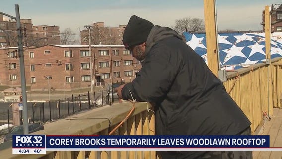 Pastor Corey Brooks temporarily leaves Chicago rooftop due to mother's health