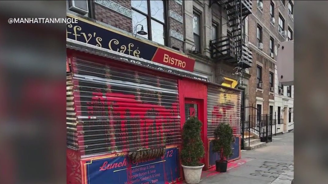 Effy's cafe vandalized