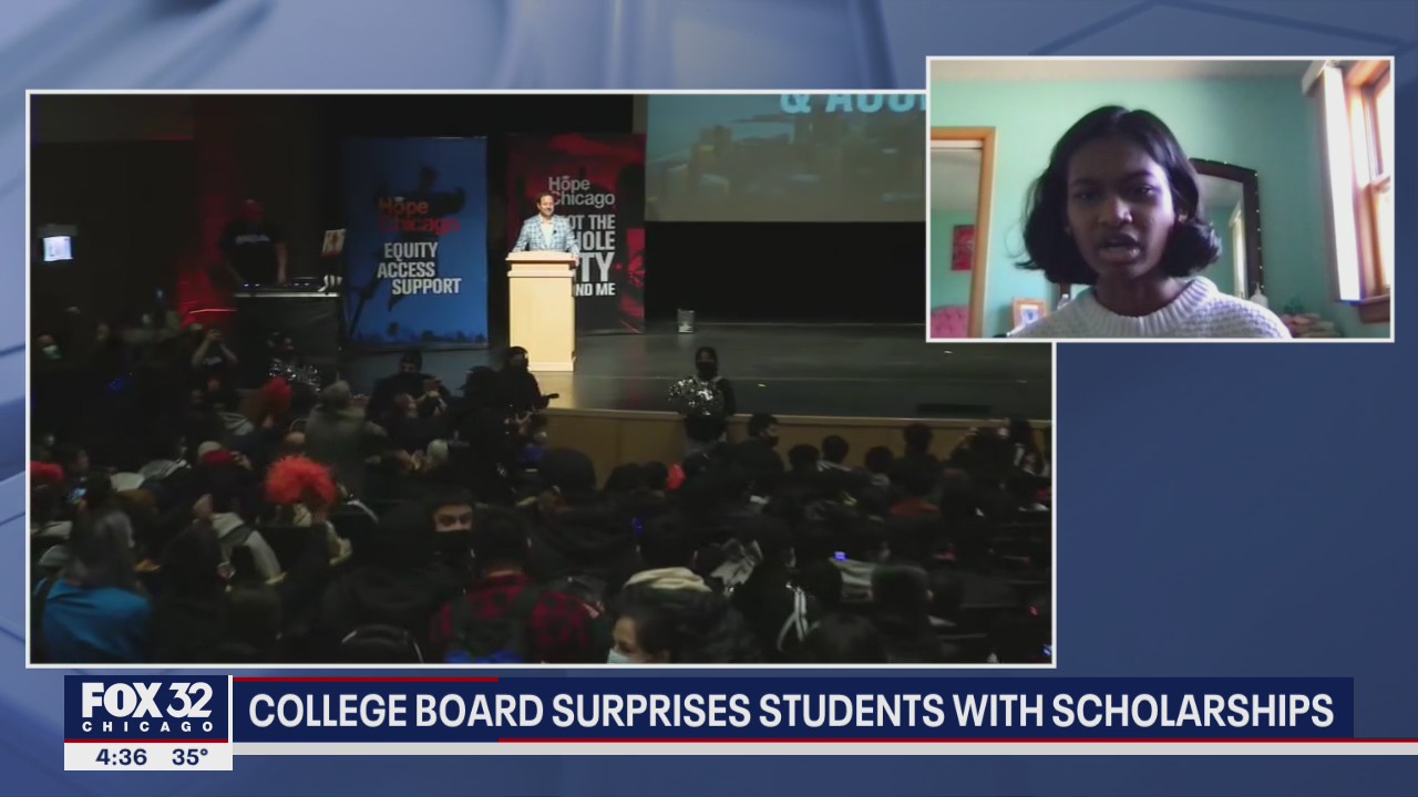 College board surprises students with scholarships