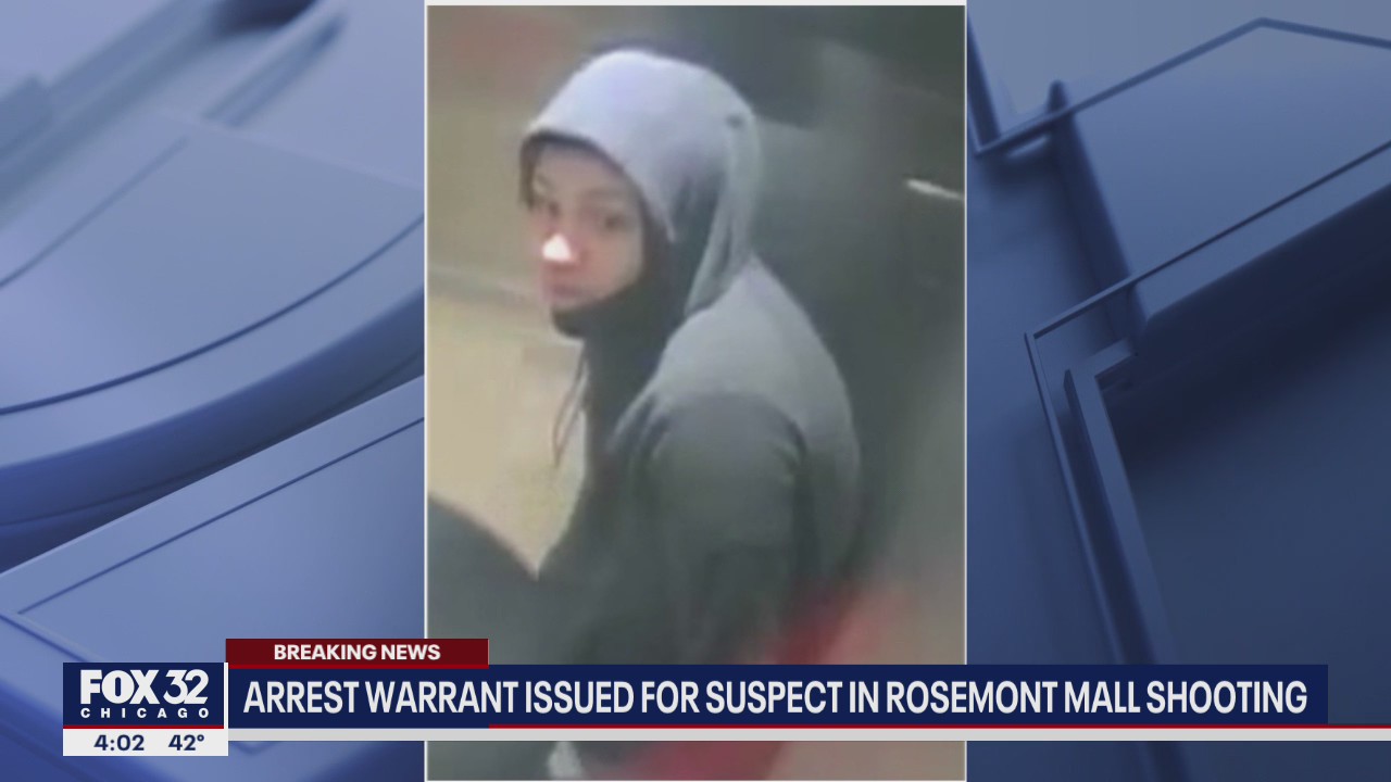 Arrest warrant issued for suspect in Rosemont mall shooting