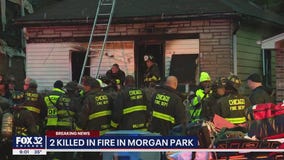 2 trapped inside Morgan Park home killed after fire erupts