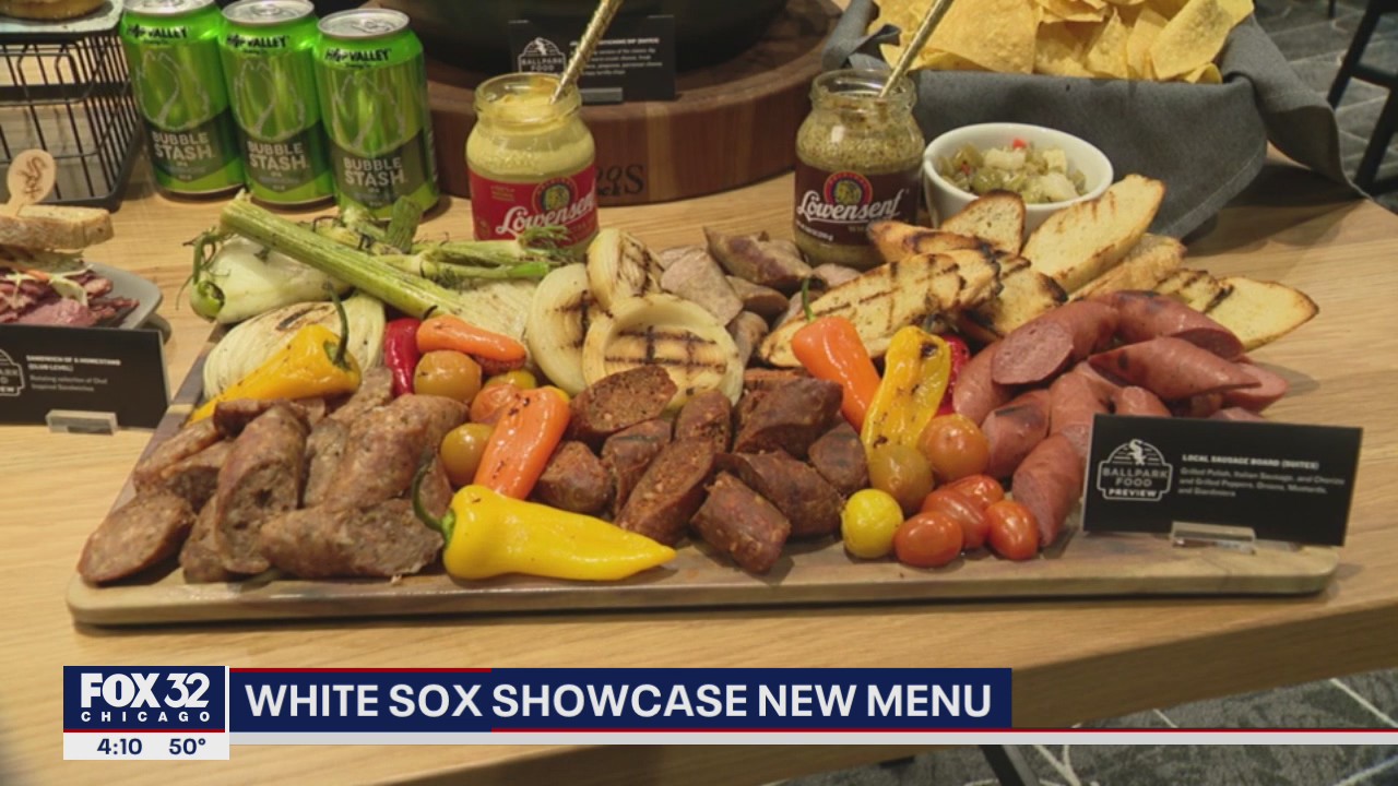 Chicago White Sox showcase new food menu ahead of Opening Day