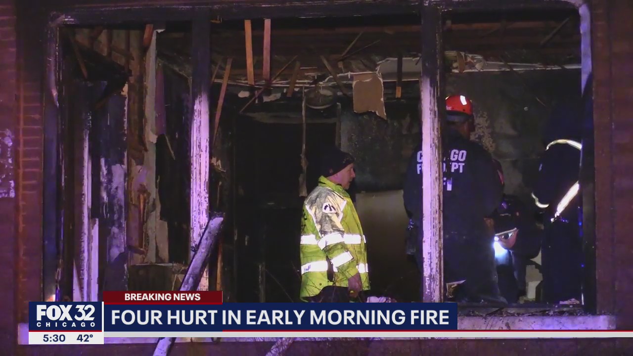 3-year-old girl among 4 hurt in Chicago apartment fire