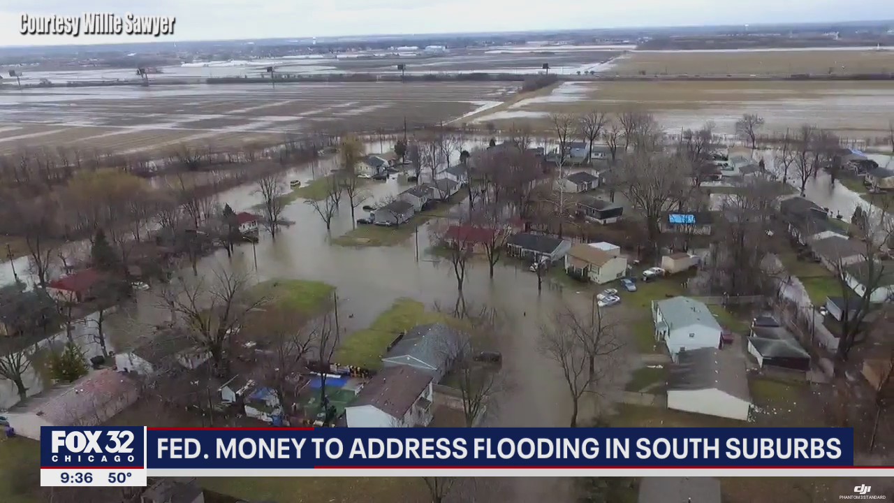 Federal funding to address flooding issues in Chicago's south suburbs