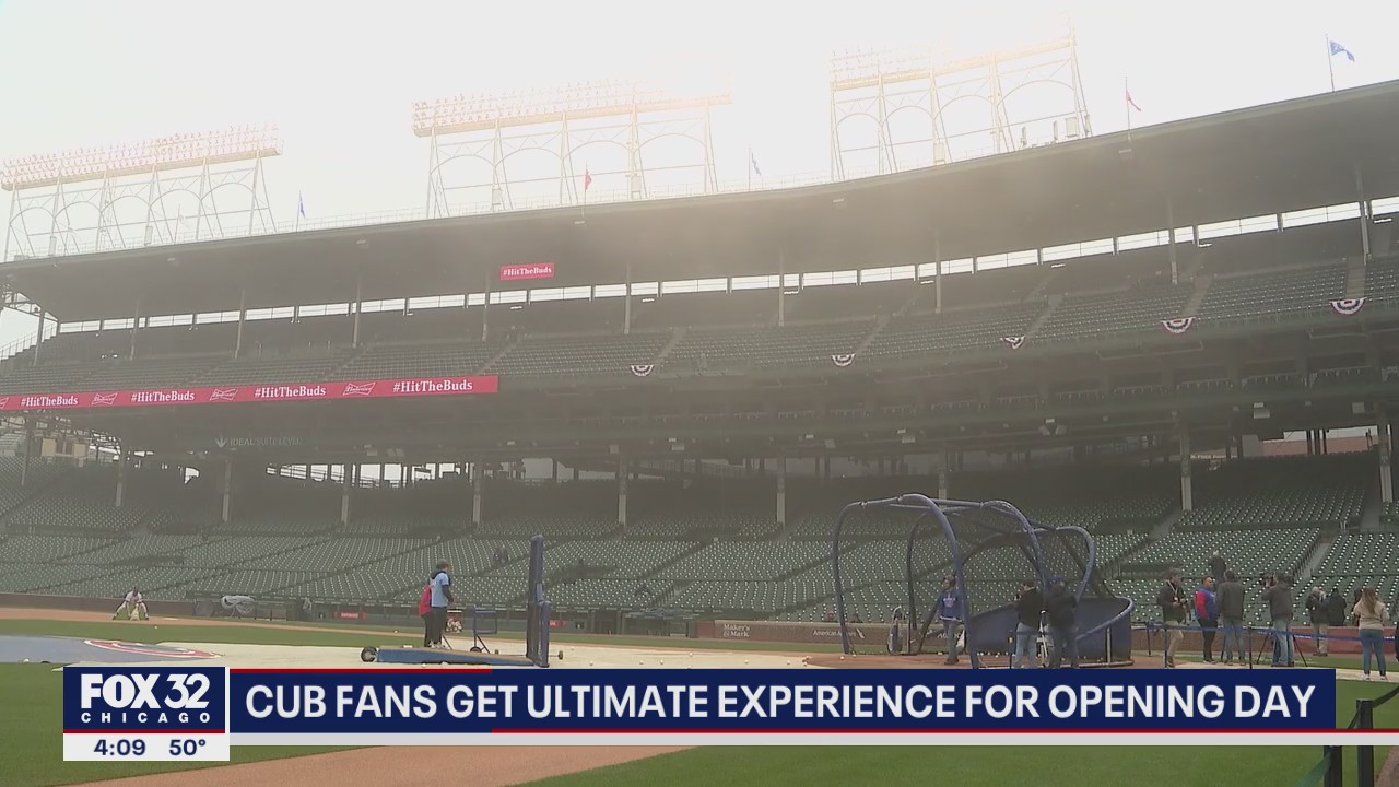 Chicago Cubs fans get ultimate experience for Opening Day
