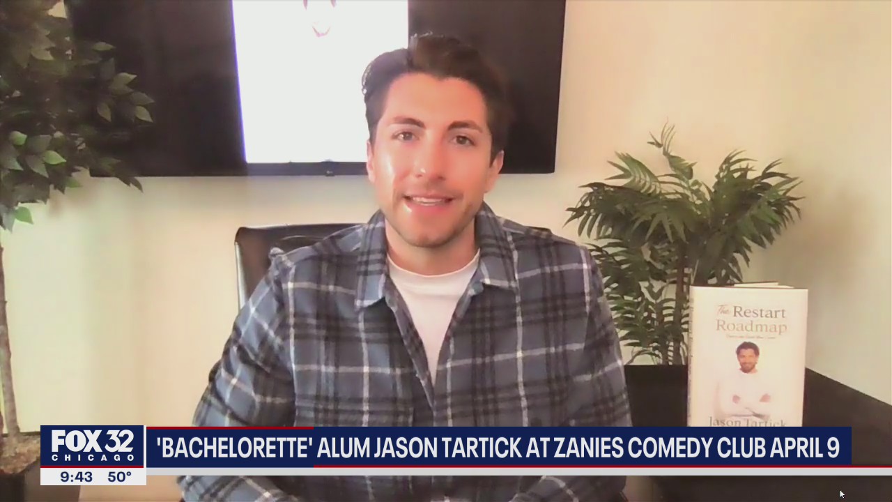Former 'Bachelorette' star Jason Tartick talks new self-help book, preview's Chicago tour stop