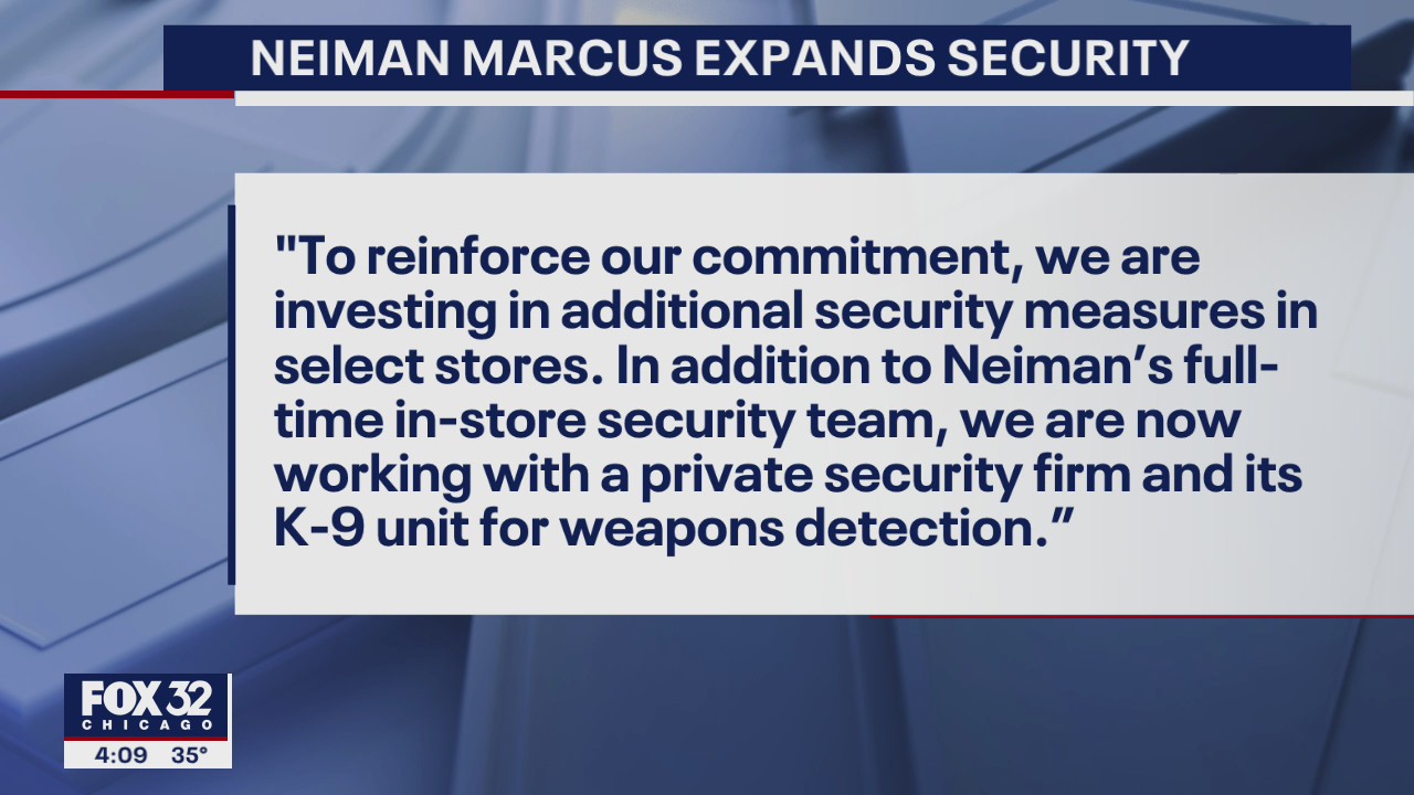 Chicago's Neiman Marcus expands security after gun brought into store