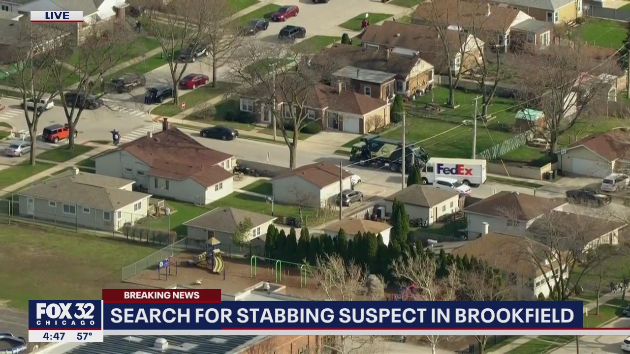 Search ongoing in Brookfield for stabbing suspect