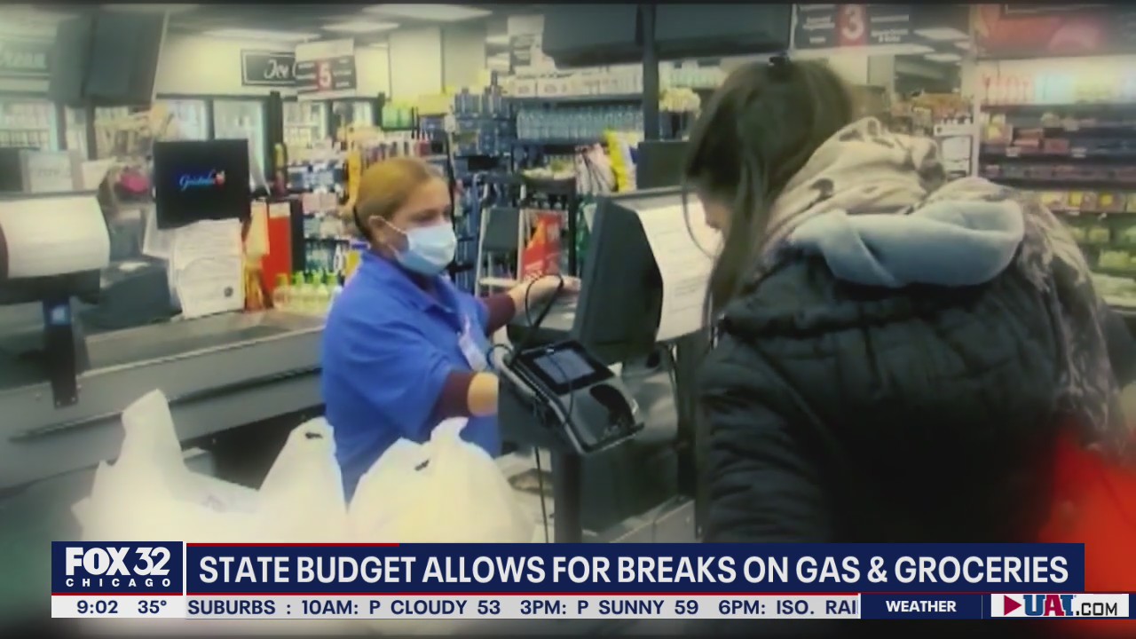 Illinois budget allows for breaks on gas and groceries