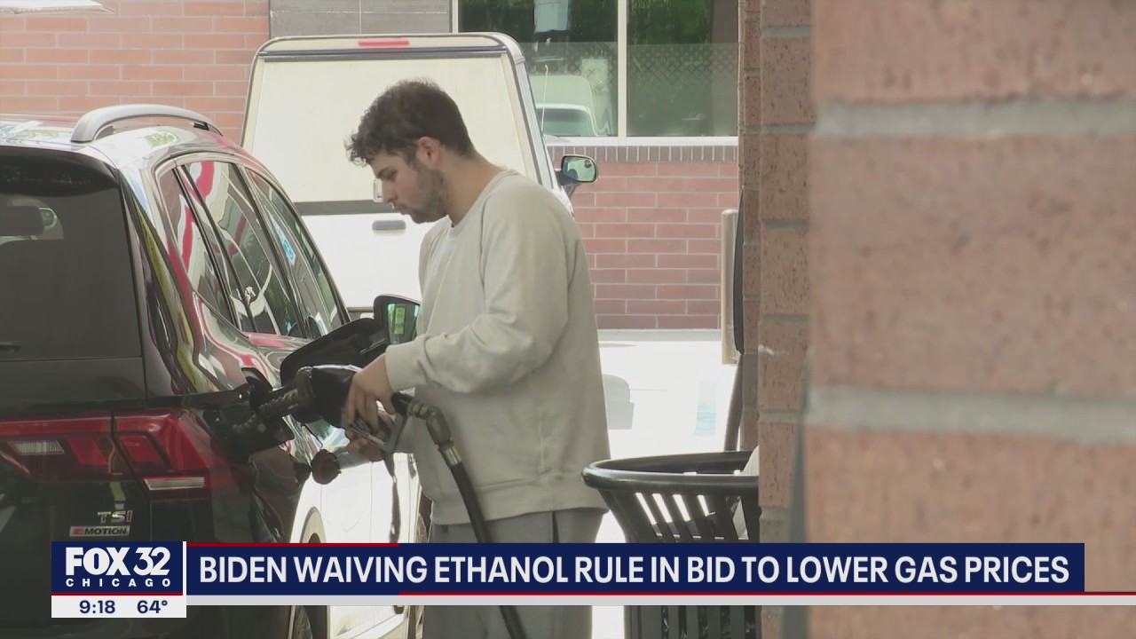 Biden waiving ethanol rule in bid to lower gas prices