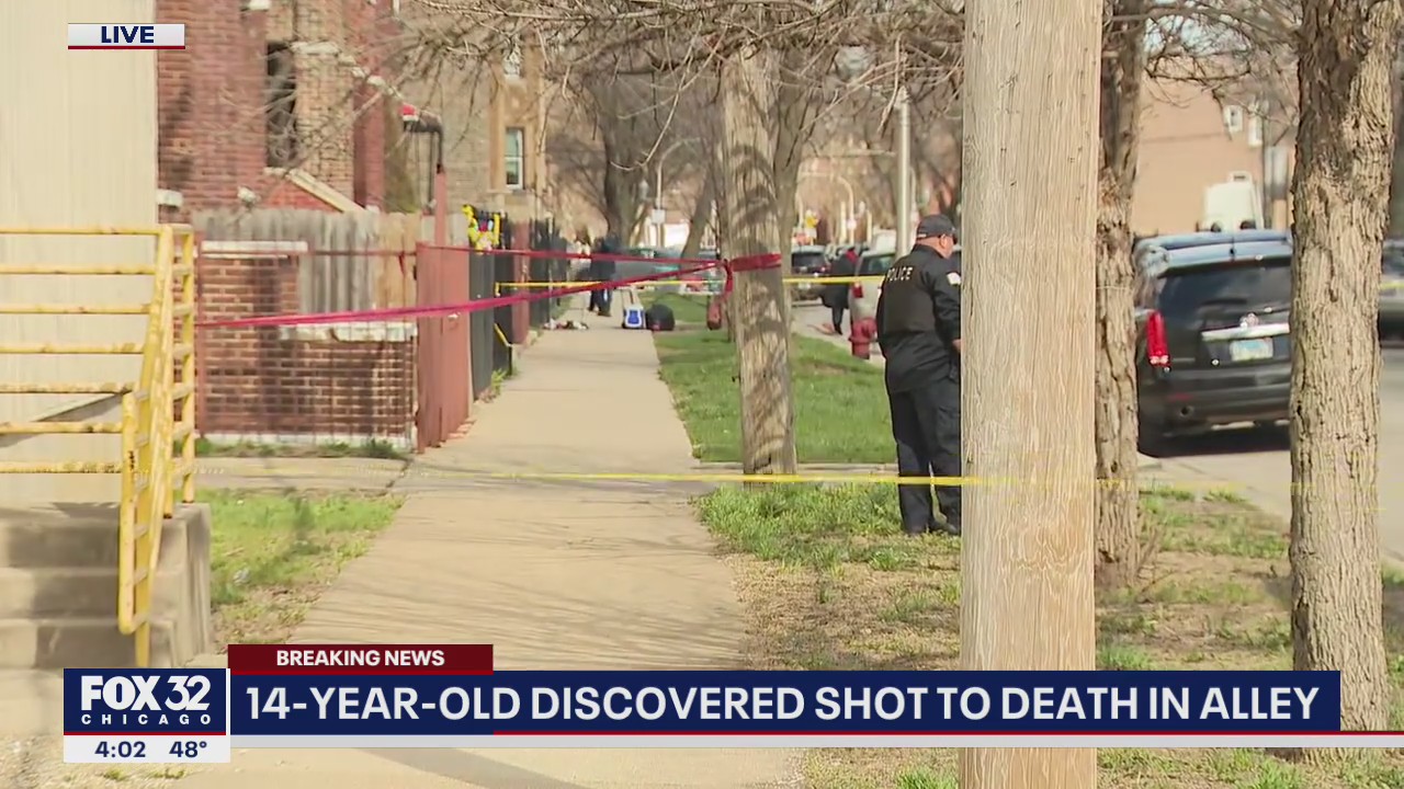 Boy, 14, discovered shot to death in West Side alley