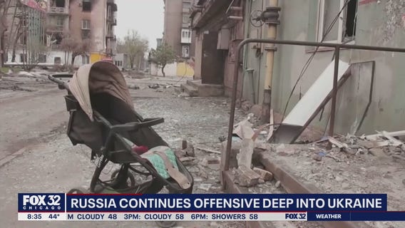 Russian forces continue offensive deep into Ukraine