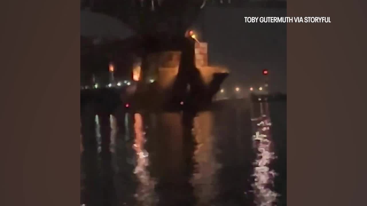 Baltimore resident captures Francis Scott Key Bridge collapse