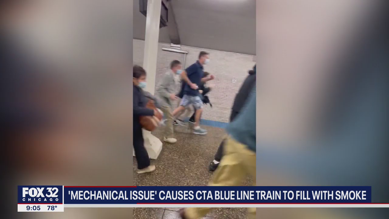 Panic on CTA Blue Line train as smoke fills train and tunnel in Logan Square