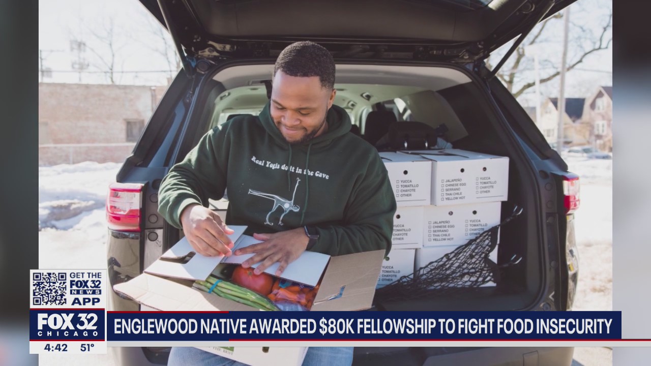 Chicago man awarded $80K fellowship to fight food insecurity
