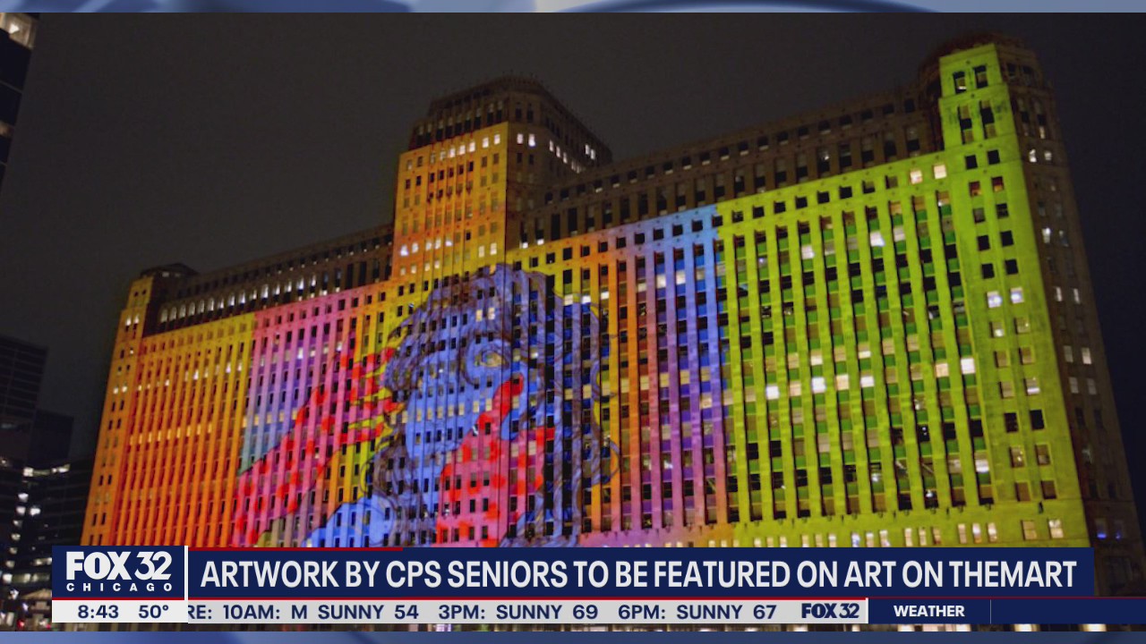 Merchandise Mart to feature artwork by CPS seniors with brilliant projections