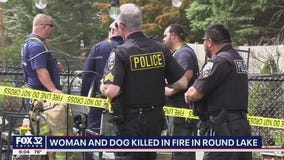 Woman and dog killed in fire in Round Lake