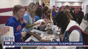Lockport High School students raise money to support Ukraine