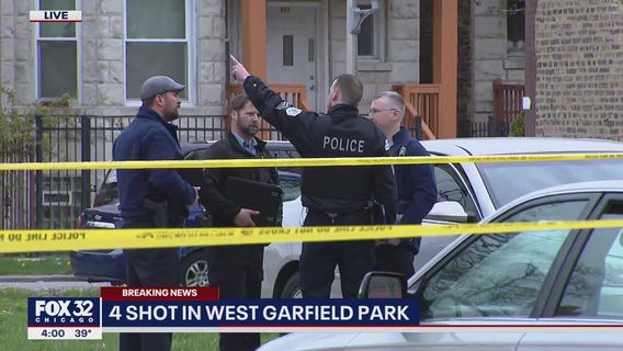4 shot in drive-by on Chicago's West Side