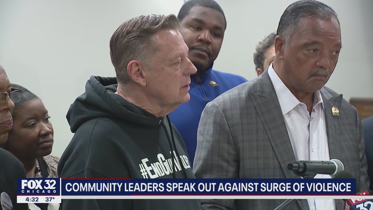 Community leaders speak out against surge of Chicago violence | FOX 32 ...