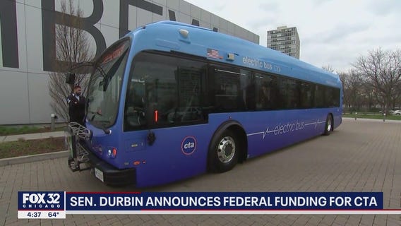 Senator Dick Durbin announces more federal funding Chicago's CTA