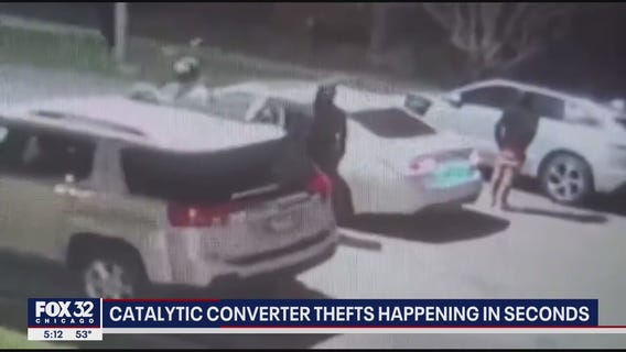 Video captures Chicago catalytic converter theft that happened in just seconds