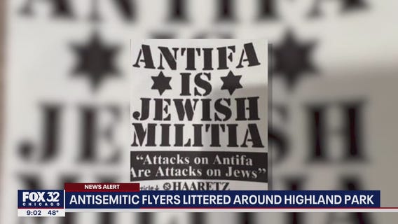 Antisemitic flyers littered around Highland Park